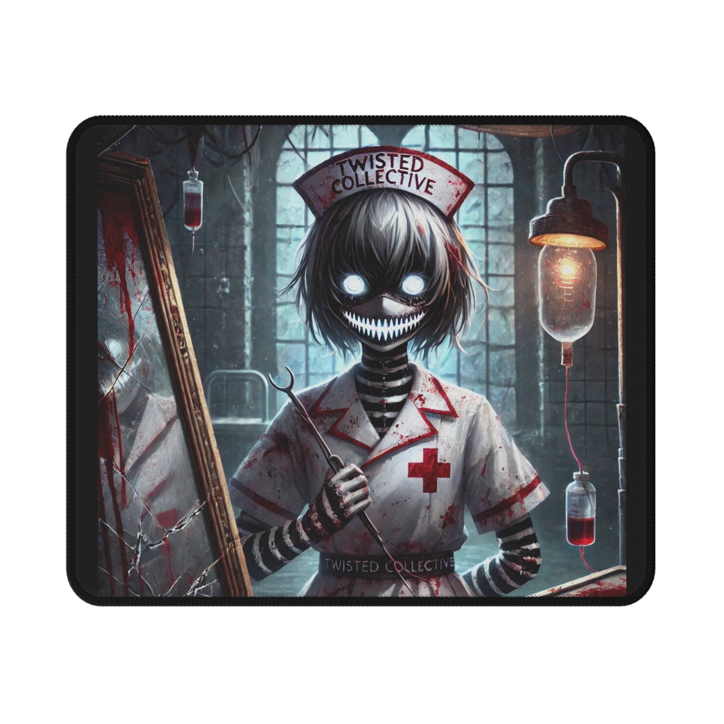 Twisted Collective | Blood Nurse | Non-Slip Gaming Mouse Pad