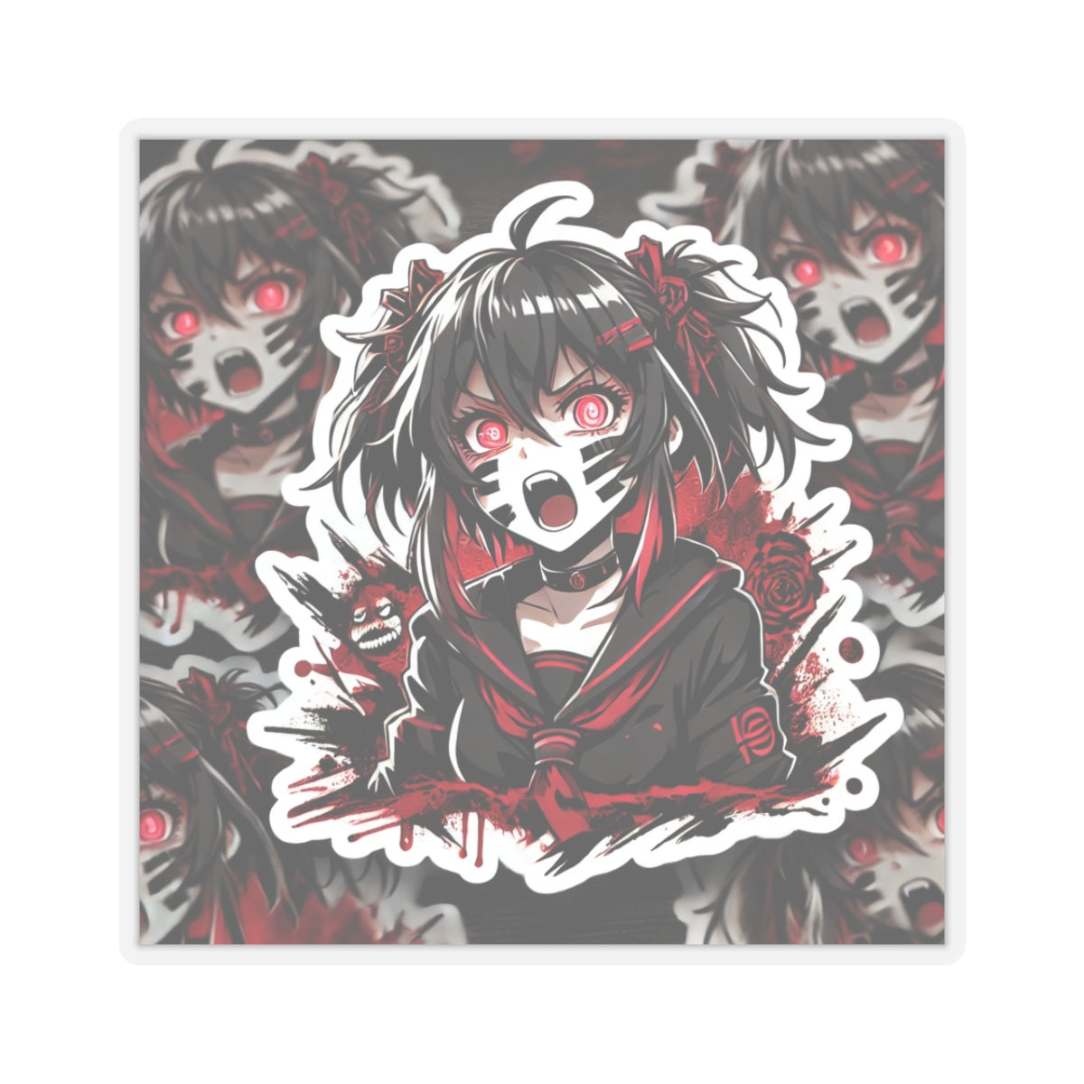 GoreSorrow Anime Mad Girl Sticker