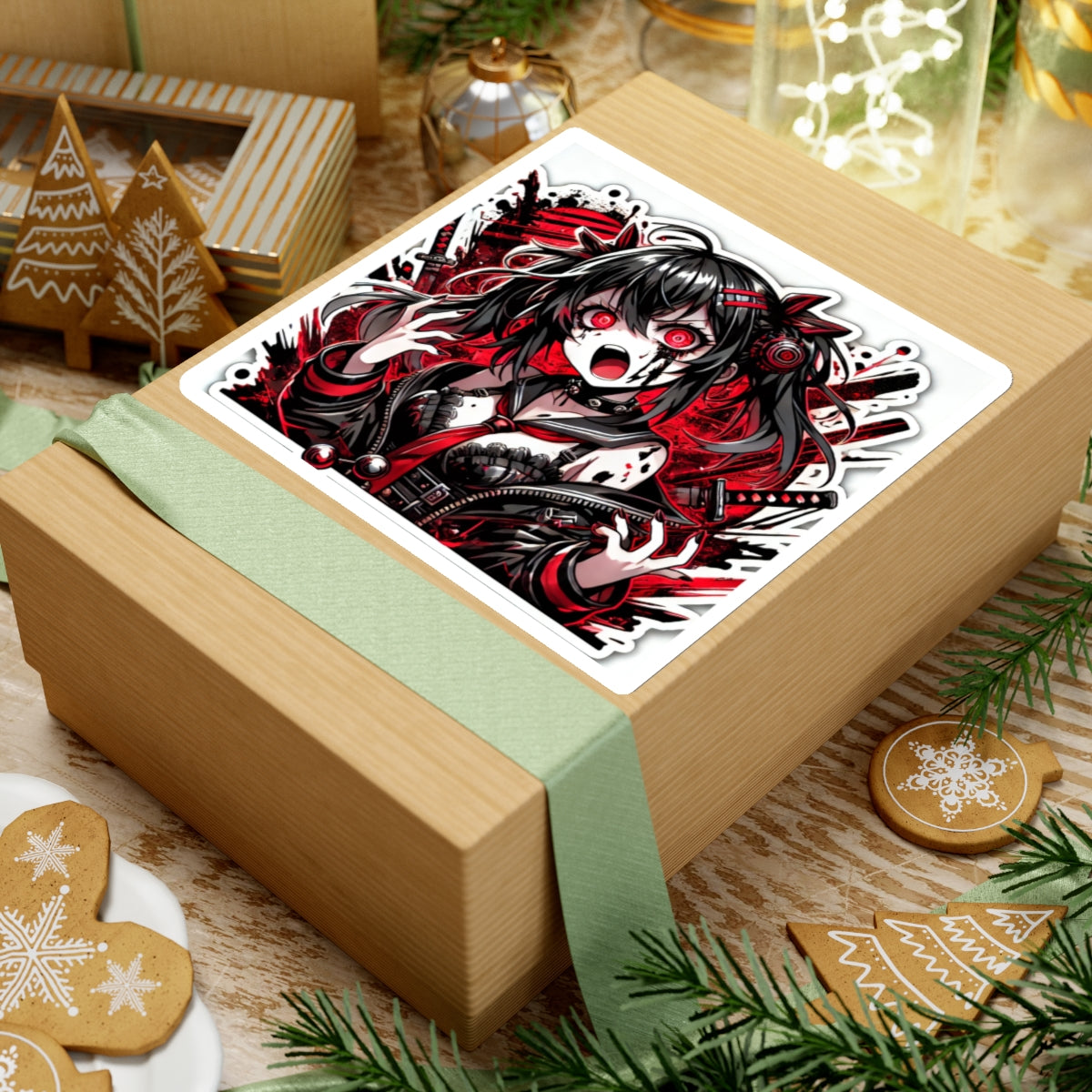 GoreSorrow Anime Girl Angry Sticker