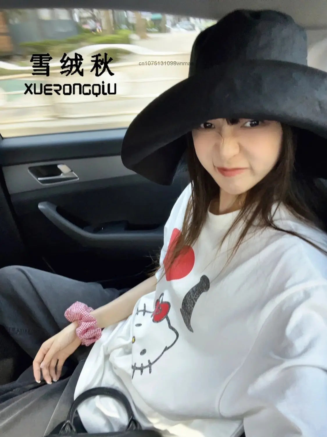 Sanrio Love Hello Kitty T-shirt Loose Oversize