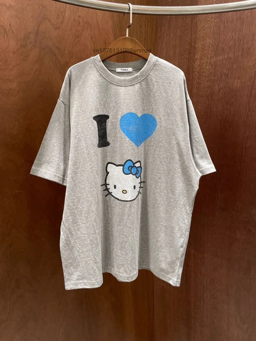 Sanrio Love Hello Kitty T-shirt Loose Oversize