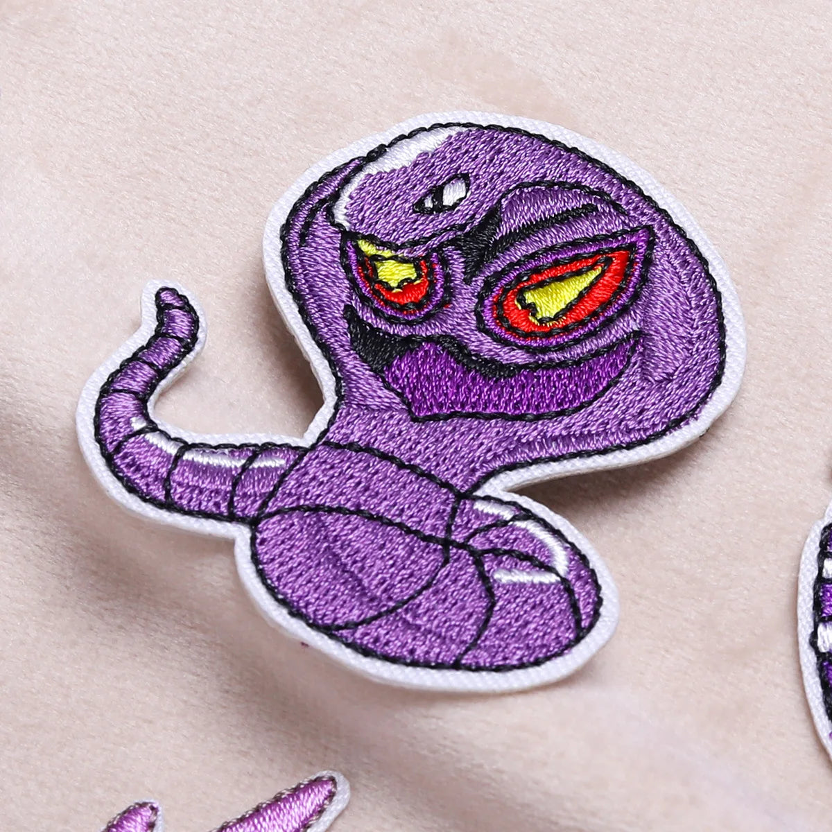 Pokemon Gengar Ekkans Ironing Embroidered Patch For on Clothes