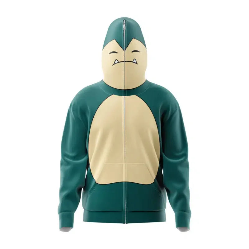Pokemon Hoodies Zip Up To Face
