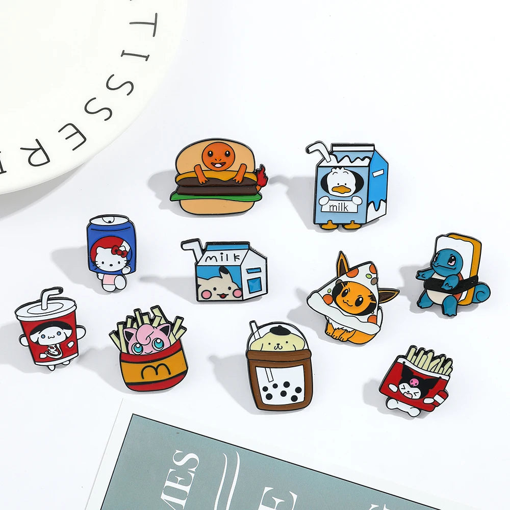 Pokemon & Hello Kitty Fast Food Pin's