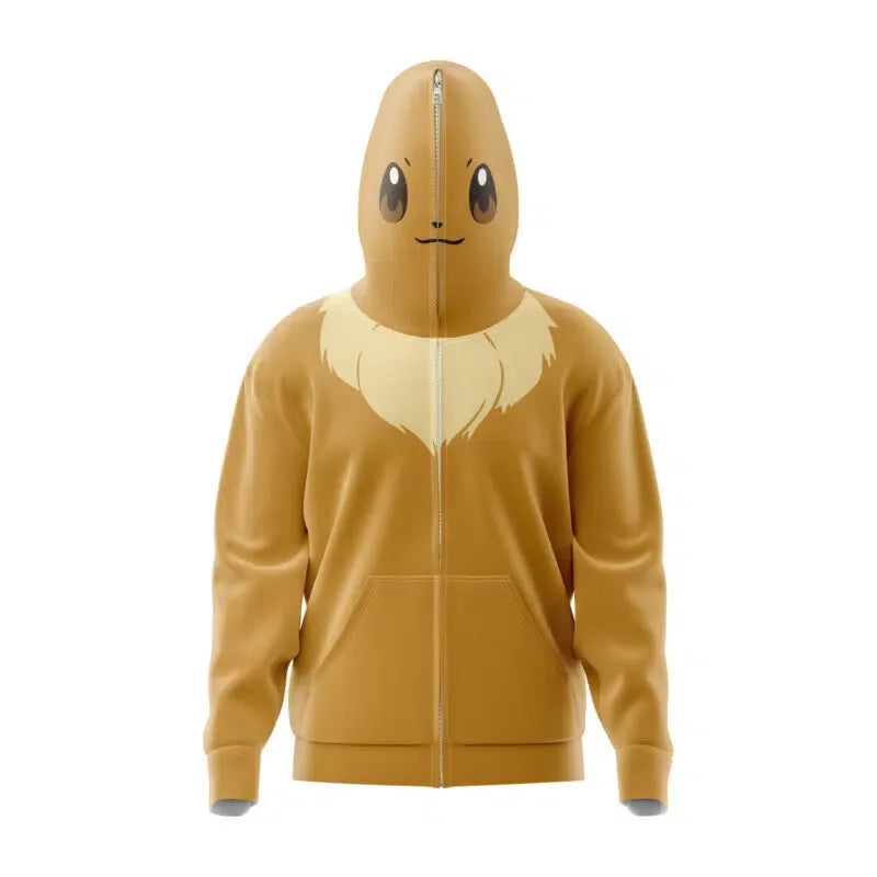 Pokemon Hoodies Zip Up To Face