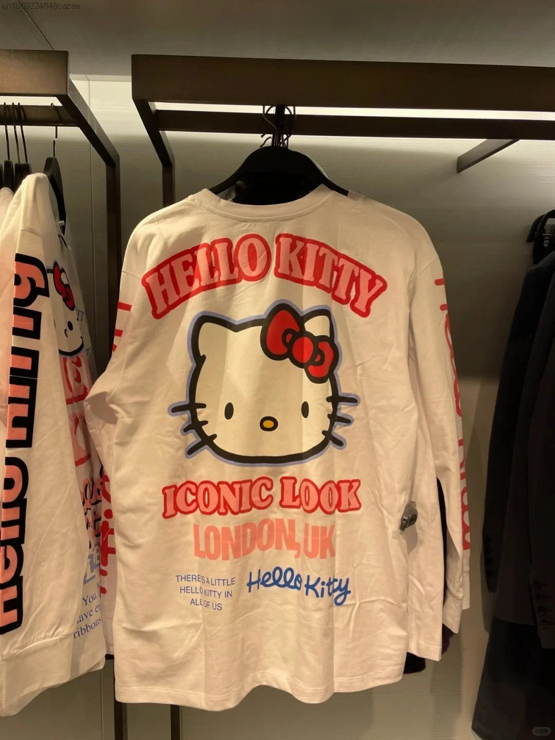 Sanrio Hello Kitty Pure Cotton T-shirt Long Sleeved