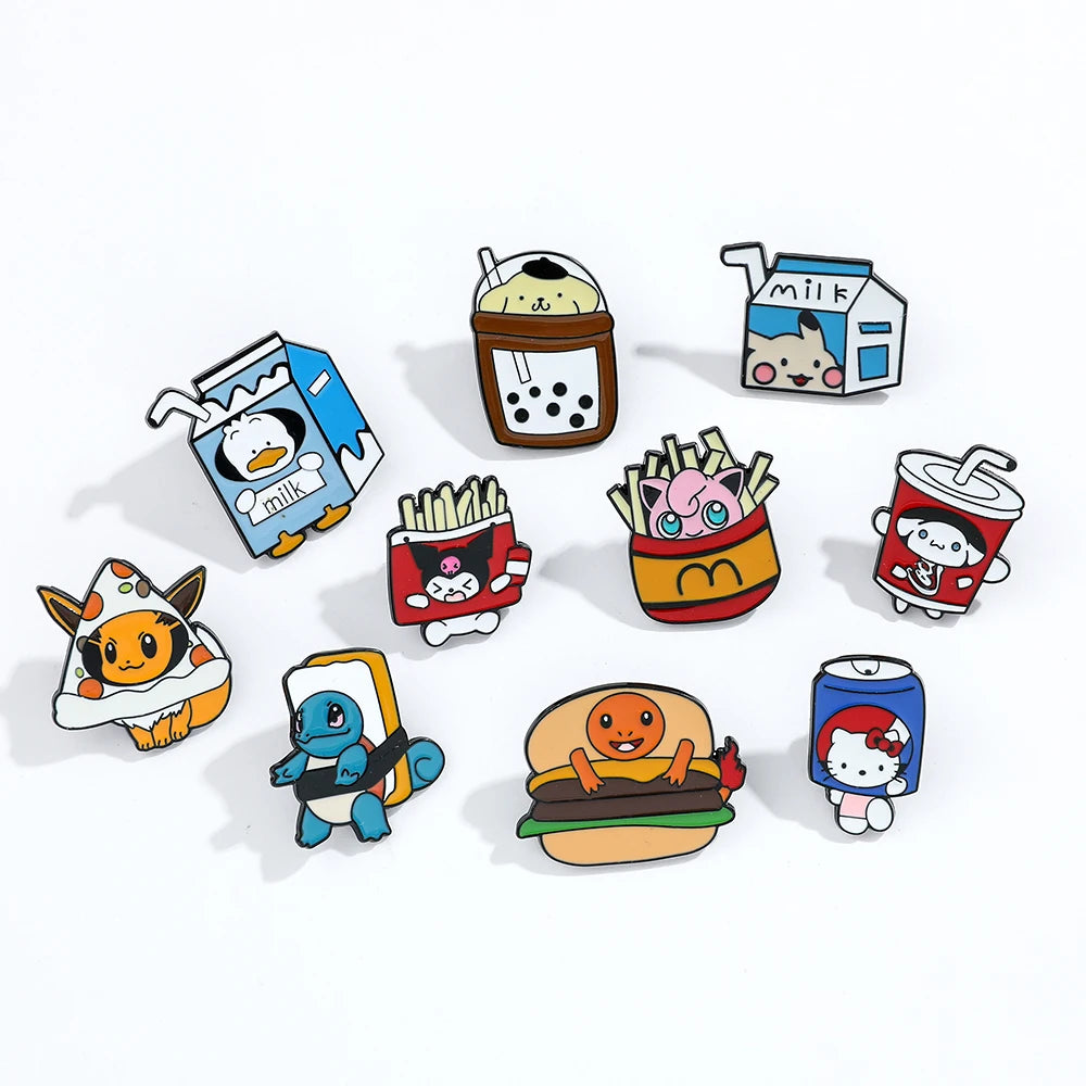 Pokemon & Hello Kitty Fast Food Pin's