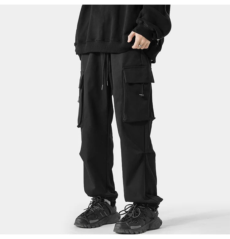 Men's Parachute Pants Side Big Pockets