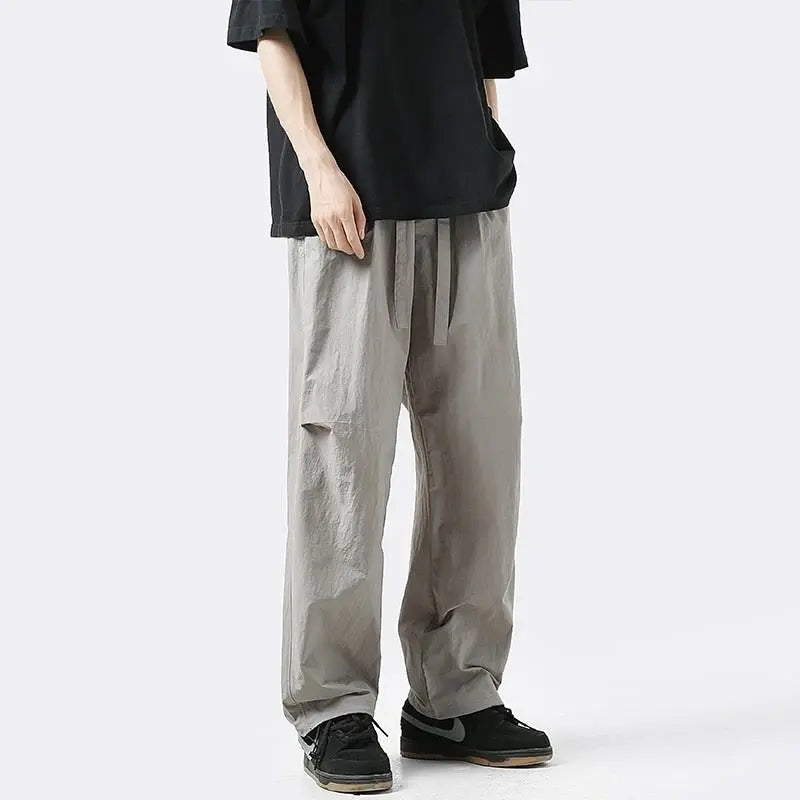Street Casual Solid Color Thin Men's Cargo Pants