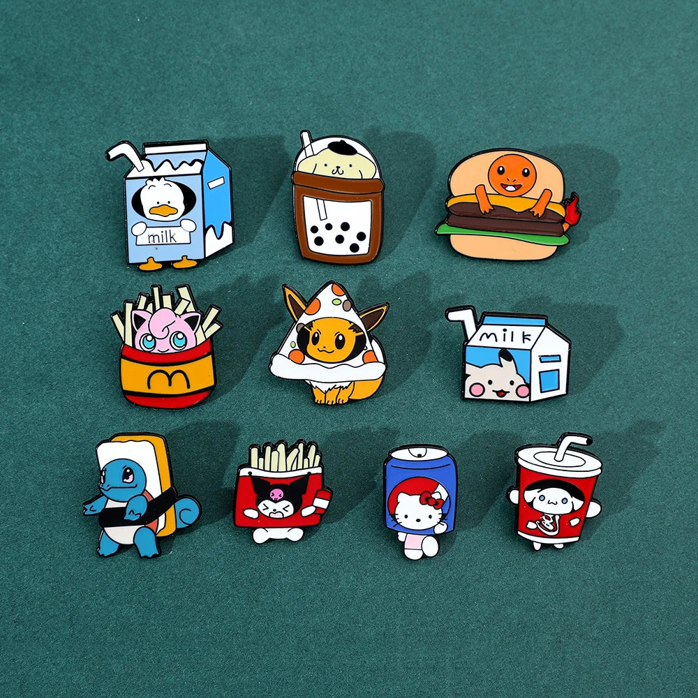 Pokemon & Hello Kitty Fast Food Pin's