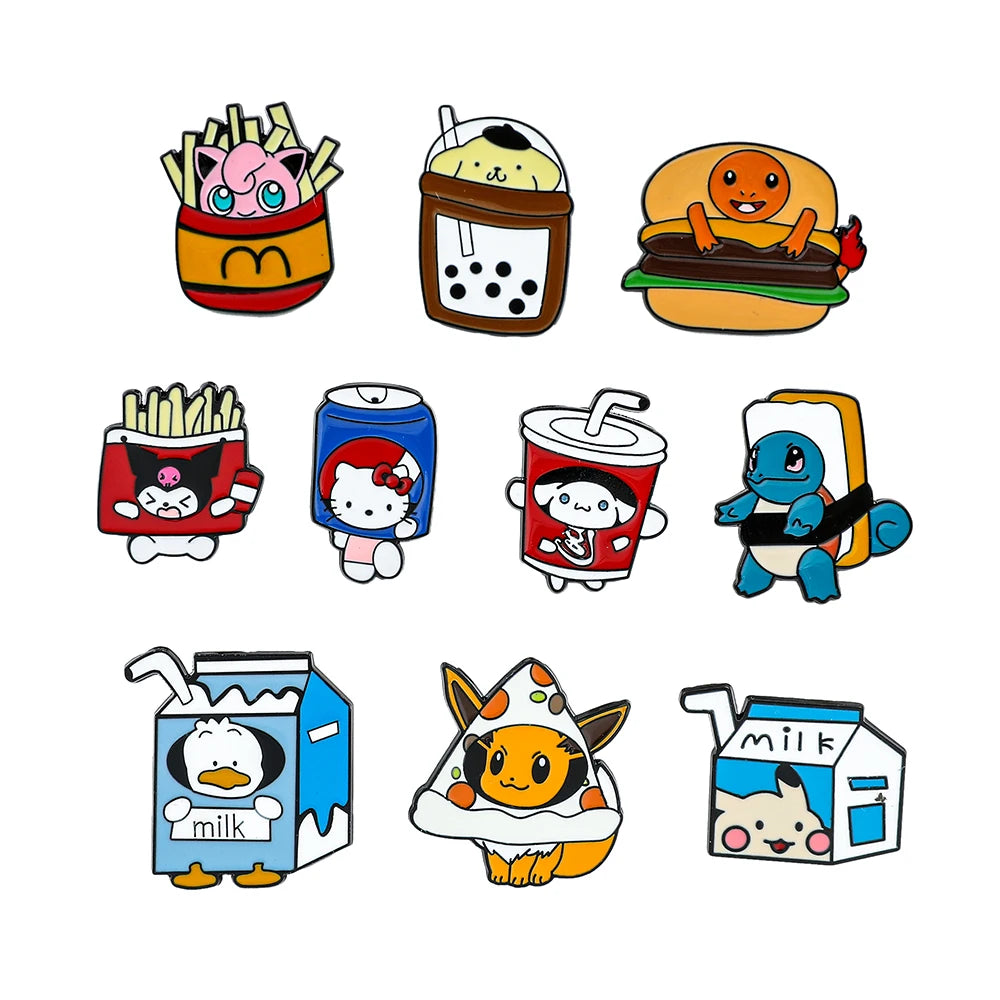 Pokemon & Hello Kitty Fast Food Pin's