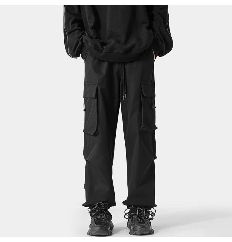 Men's Parachute Pants Side Big Pockets