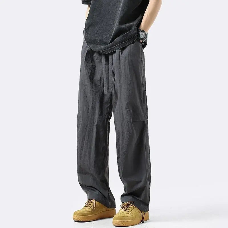 Street Casual Solid Color Thin Men's Cargo Pants