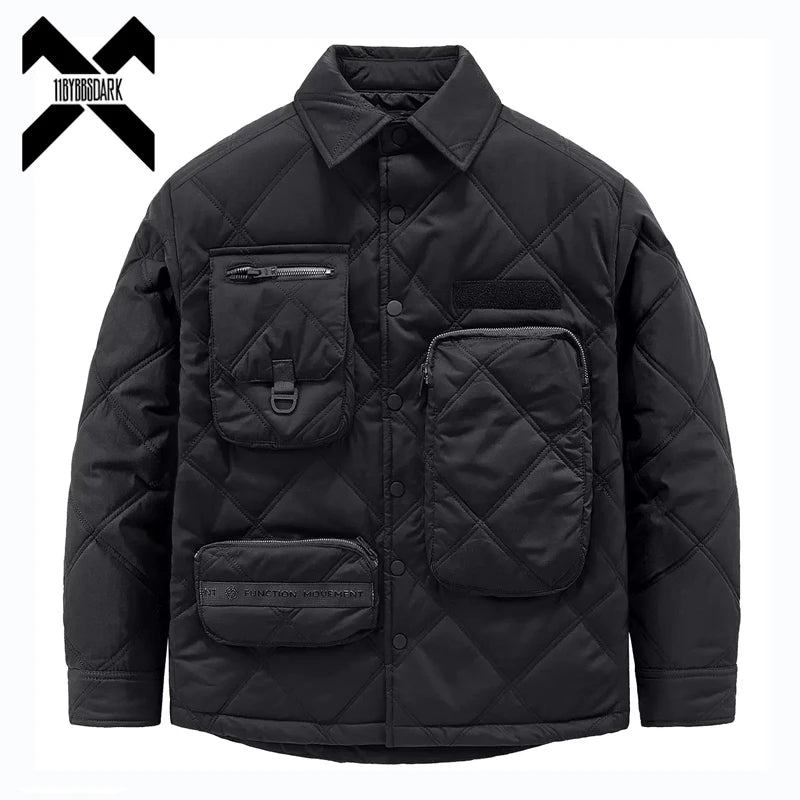 Functional Jacket Big Pocket Design Padded Jacket TeachWear
