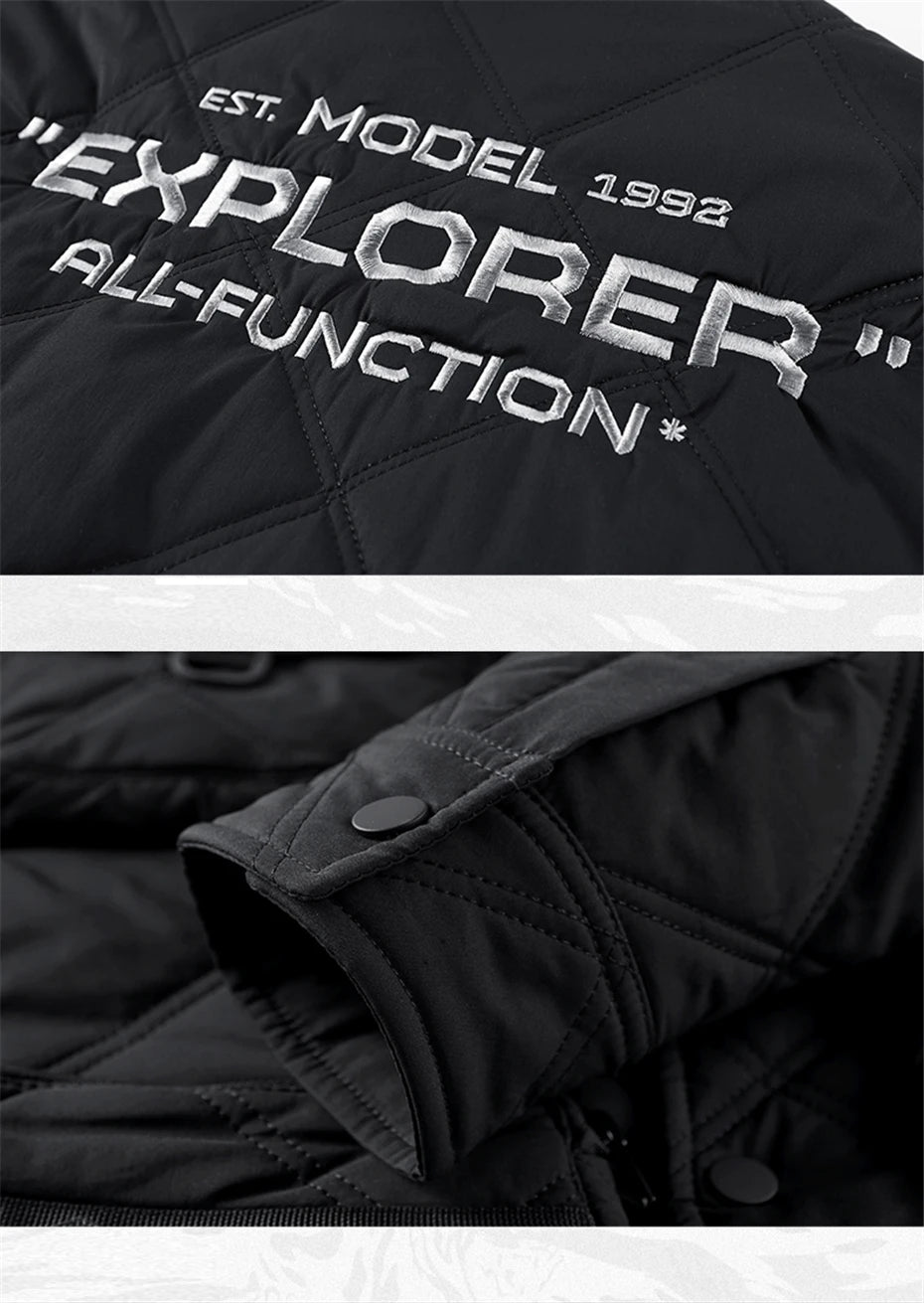 Functional Jacket Big Pocket Design Padded Jacket TeachWear