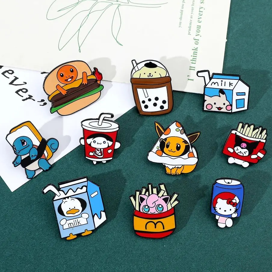 Pokemon & Hello Kitty Fast Food Pin's