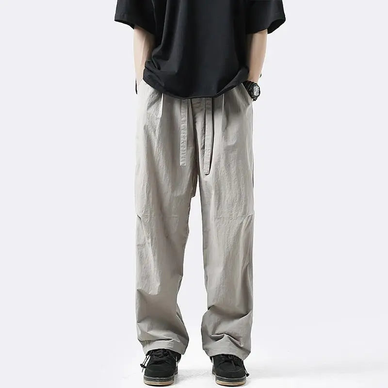 Street Casual Solid Color Thin Men's Cargo Pants
