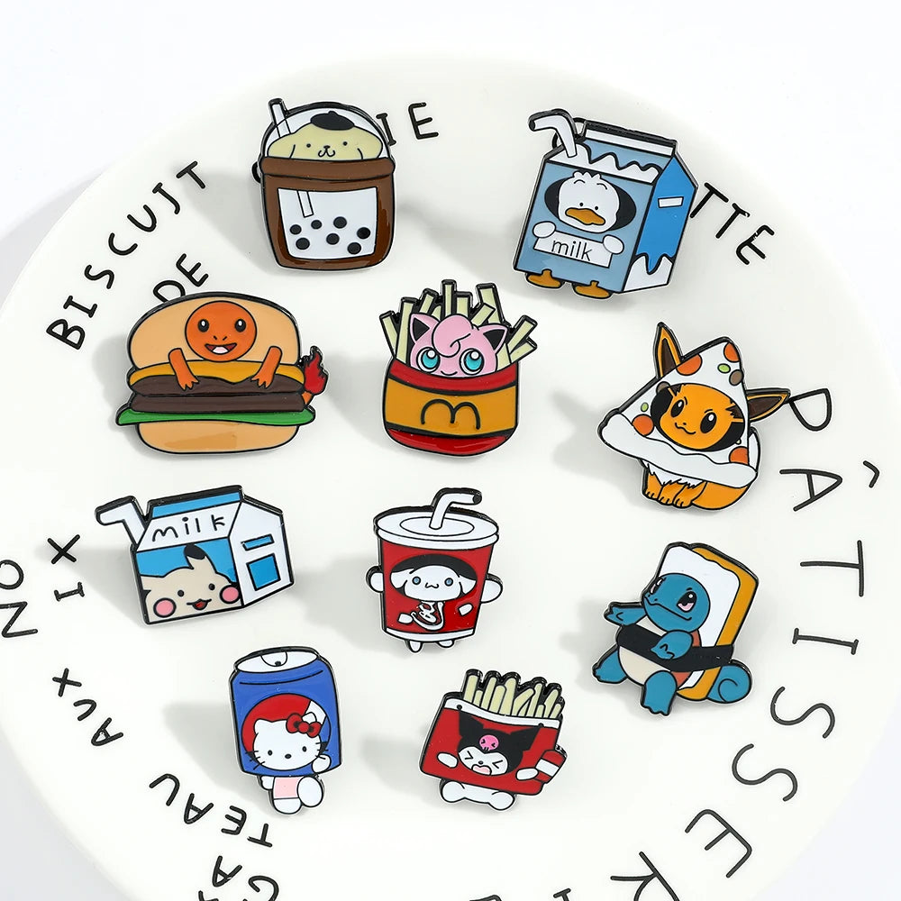 Pokemon & Hello Kitty Fast Food Pin's