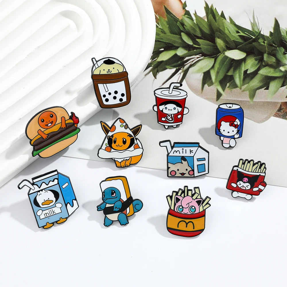 Pokemon & Hello Kitty Fast Food Pin's