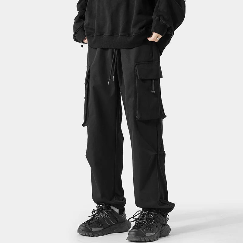 Men's Parachute Pants Side Big Pockets