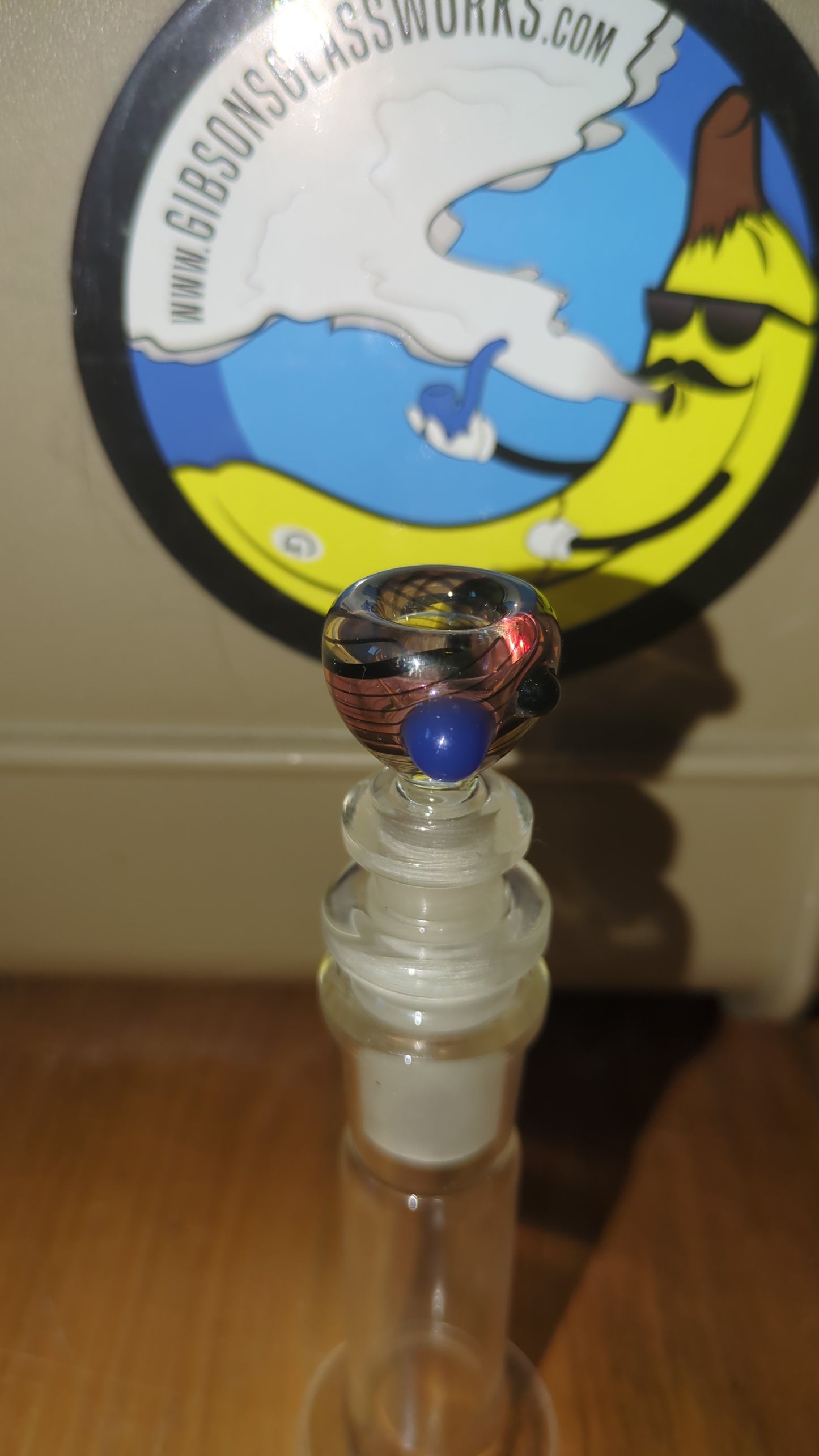 Transparent Red, Yellow And Orange, blue and a black dot by Bonelord