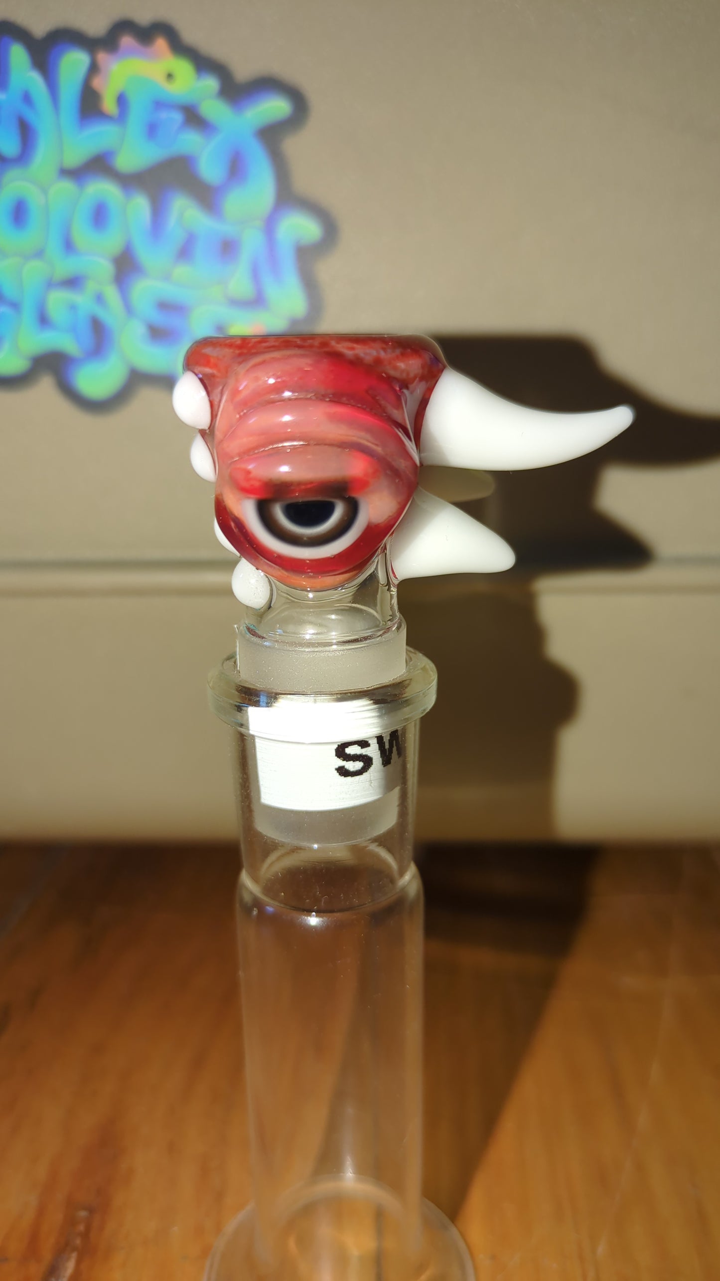 Red And White Horned Demon Slide