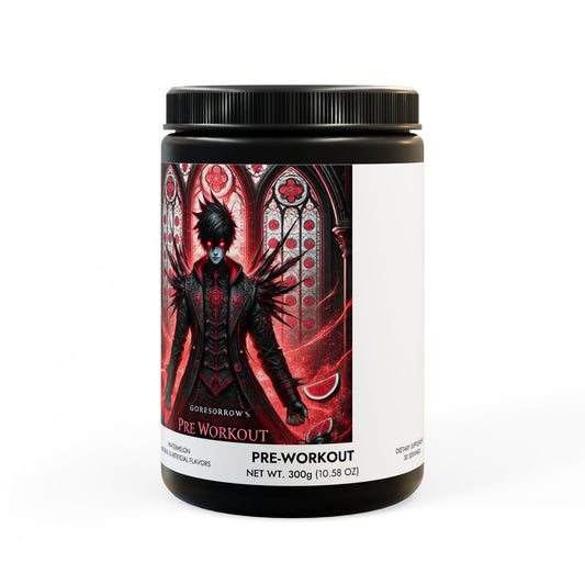 Pre-Workout Supplement, Watermelon (300g, 10.58oz) | GoreSorrow