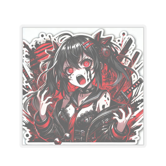 GoreSorrow Anime Girl Angry Sticker