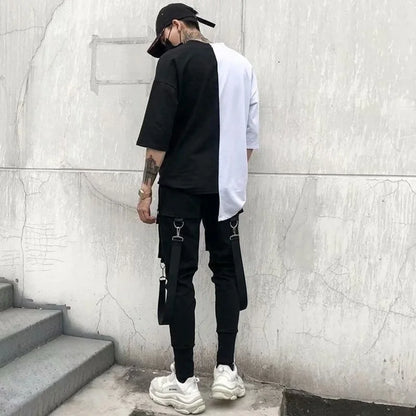 Slim-fit Pants Men Streetwear Techwear