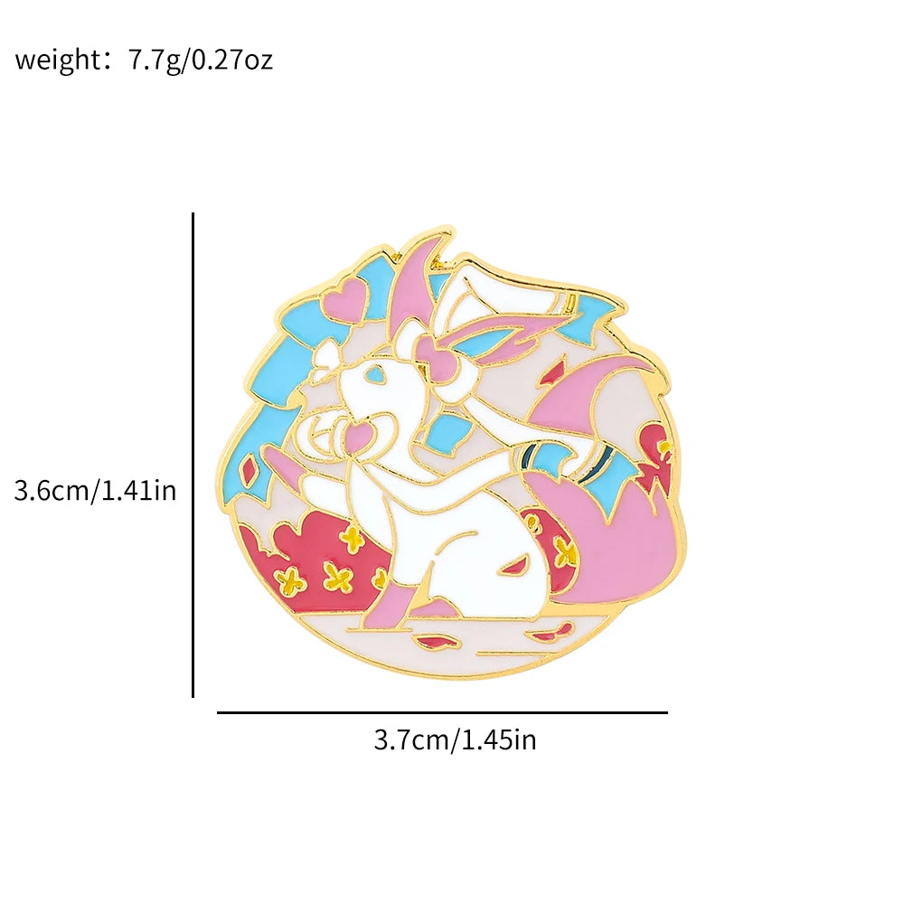 Pokemon Eeveelution Enamel Pins |Metal