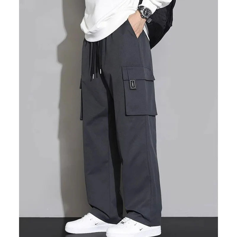 Pants Loose Straight Leg Men's Versatile Casual