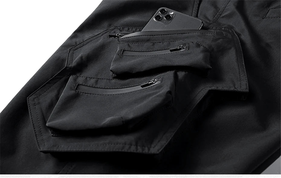 Warm Tactical Pants Men Multi Pockets Cargo