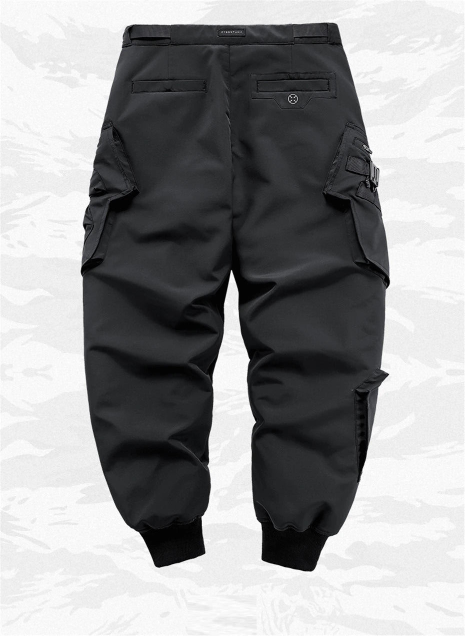 Warm Tactical Pants Men Multi Pockets Cargo