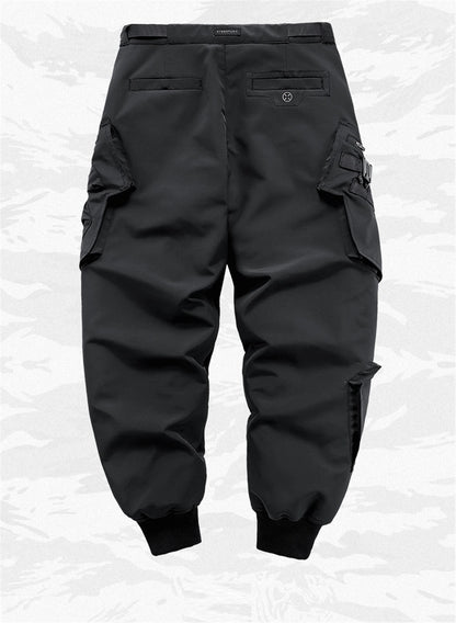 Warm Tactical Pants Men Multi Pockets Cargo