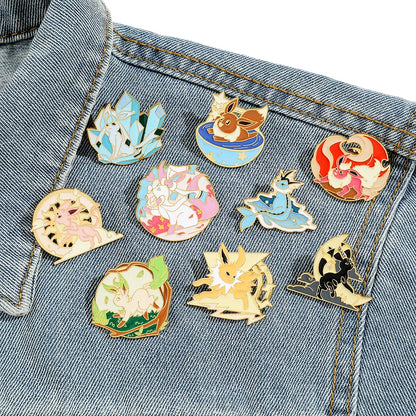 Pokemon Eeveelution Enamel Pins |Metal