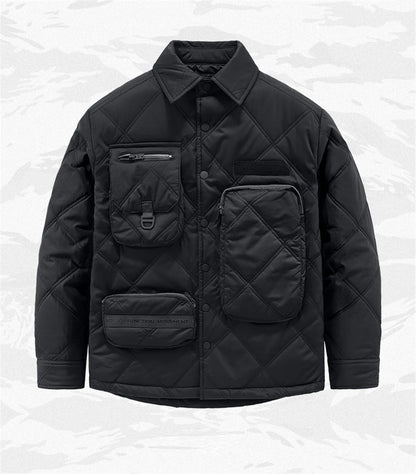 Functional Jacket Big Pocket Design Padded Jacket TeachWear