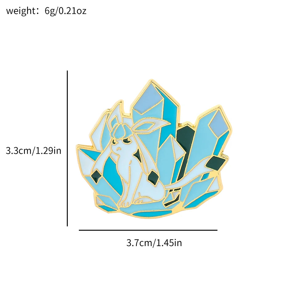 Pokemon Eeveelution Enamel Pins |Metal