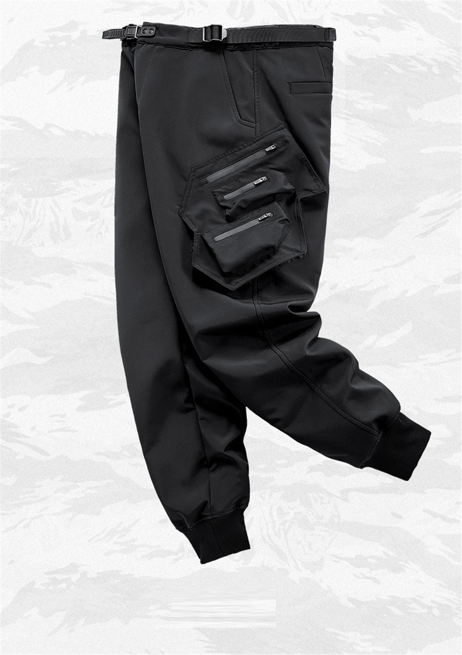 Warm Tactical Pants Men Multi Pockets Cargo