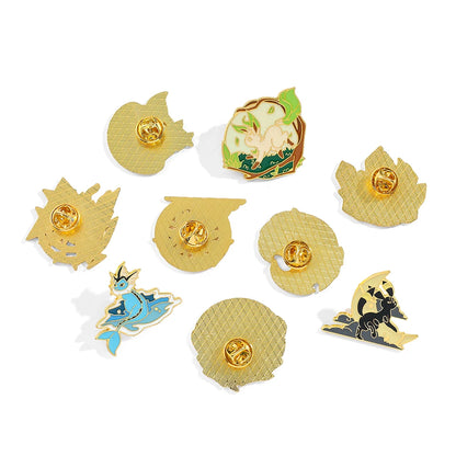 Pokemon Eeveelution Enamel Pins |Metal