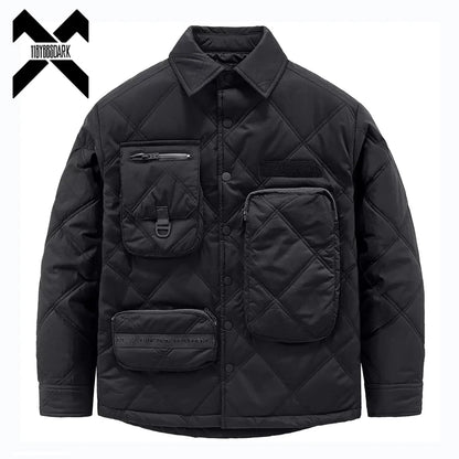 Functional Jacket Big Pocket Design Padded Jacket TeachWear