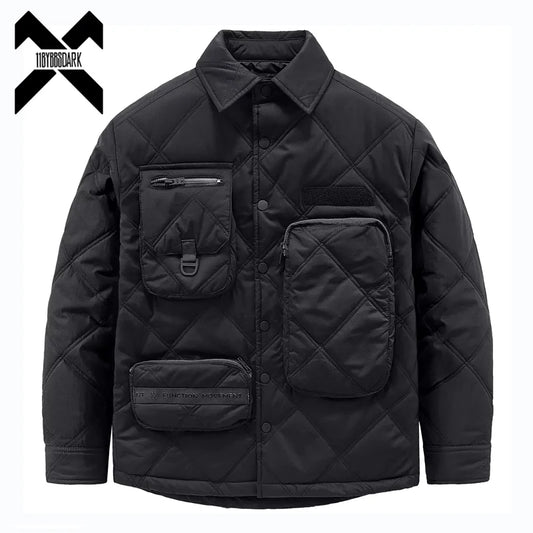 Functional Jacket Big Pocket Design Padded Jacket TeachWear