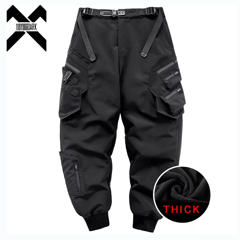 Warm Tactical Pants Men Multi Pockets Cargo