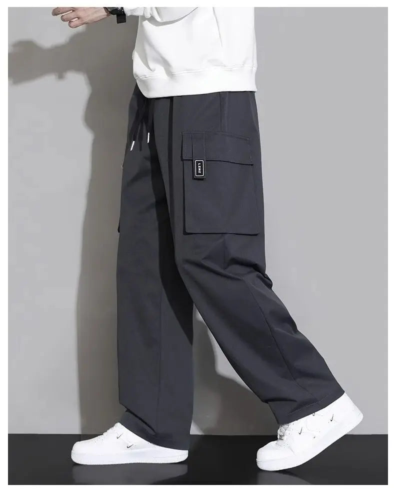 Pants Loose Straight Leg Men's Versatile Casual