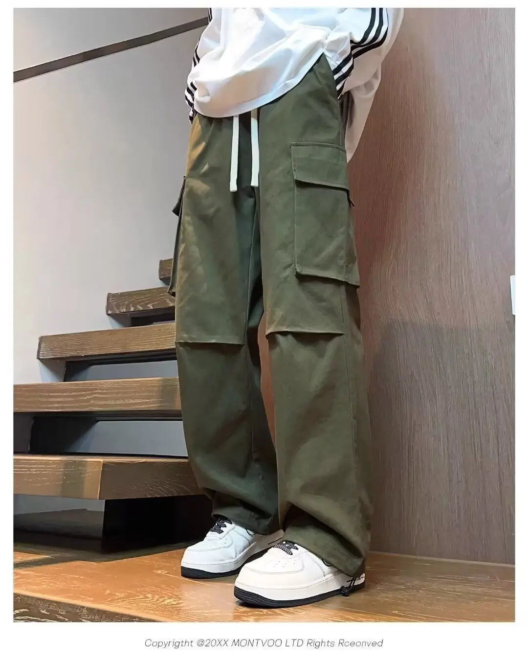 Military Green Overalls Men's Pants