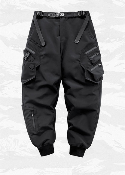 Warm Tactical Pants Men Multi Pockets Cargo